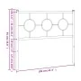 Cabecero de metal blanco 100 cm de vidaXL, Cabeceros y pies de cama - Ref: Foro24-376304, Precio: 34,15 €, Descuento: %