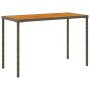 Gartentisch mit grauer PE-Rattan-Oberfläche aus Holz, 115x54x74 cm. von vidaXL, Gartentische - Ref: Foro24-365076, Preis: 70,...