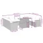 Set de sofás de jardín 10 pzas cojines ratán sintético negro by vidaXL, Garden sets - Ref: Foro24-3271455, Price: 613,41 €, D...