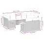Set de sofás de jardín 8 piezas y cojines ratán sintético negro by vidaXL, Garden sets - Ref: Foro24-3259529, Price: 558,74 €...