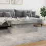 Mesa de centro con luces LED gris hormigón 90x50x40 cm by vidaXL, Coffee table - Ref: Foro24-839850, Price: 105,90 €, Discoun...