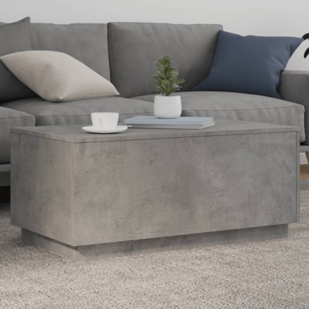 LED-Couchtisch in Betongrau mit den Maßen 90x50x40 cm. von vidaXL, Couchtisch - Ref: Foro24-839878, Preis: 64,57 €, Rabatt: %