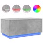 LED-Couchtisch in Betongrau mit den Maßen 90x50x40 cm. von vidaXL, Couchtisch - Ref: Foro24-839878, Preis: 64,57 €, Rabatt: %