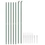 Cerca de alambre con pinchos de anclaje verde 1,6x10 m de vidaXL, Paneles de vallas - Ref: Foro24-154132, Precio: 140,75 €, D...