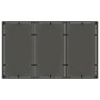 Gartentisch mit schwarzer PE-Rattan-Oberfläche aus Glas, 150x90x75 cm. von vidaXL, Gartentische - Ref: Foro24-365531, Preis: ...