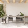 Gartentisch mit Glasoberfläche, graues PE-Rattan, 190x90x75 cm. von vidaXL, Gartentische - Ref: Foro24-365538, Preis: 194,51 ...