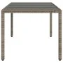 Gartentisch mit Glasoberfläche, graues PE-Rattan, 190x90x75 cm. von vidaXL, Gartentische - Ref: Foro24-365538, Preis: 190,97 ...