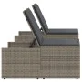 Liegestühle mit Tisch, 2 Stück, aus grauem synthetischem Rattan. von vidaXL, Liegen - Ref: Foro24-368424, Preis: 187,24 €, Ra...