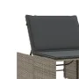Liegestühle mit Tisch, 2 Stück, aus grauem synthetischem Rattan. von vidaXL, Liegen - Ref: Foro24-368424, Preis: 187,24 €, Ra...