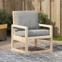 Massiver Pinienholz-Gartenstuhl 57,5x63x76 cm von vidaXL, Gartenstühle - Ref: Foro24-832547, Preis: 64,17 €, Rabatt: %