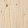 Silla de jardín madera maciza de pino 57,5x63x76 cm