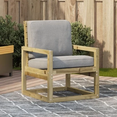 Gartenstuhl aus imprägniertem Kiefernholz 57,5x63x76 cm von vidaXL, Gartenstühle - Ref: Foro24-832551, Preis: 61,27 €, Rabatt: %