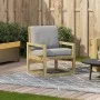 Gartenstuhl aus imprägniertem Kiefernholz 57,5x63x76 cm von vidaXL, Gartenstühle - Ref: Foro24-832551, Preis: 61,27 €, Rabatt: %
