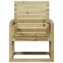 Gartenstuhl aus imprägniertem Kiefernholz 57,5x63x76 cm von vidaXL, Gartenstühle - Ref: Foro24-832551, Preis: 73,00 €, Rabatt: %