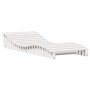 Massive Sonnenliege aus weißem Kiefernholz 205x80x31,5 cm von vidaXL, Liegen - Ref: Foro24-832585, Preis: 105,56 €, Rabatt: %