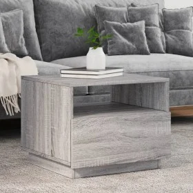LED-Couchtisch in Sonoma-Grau mit den Maßen 50x49x40 cm. von vidaXL, Couchtisch - Ref: Foro24-839831, Preis: 68,18 €, Rabatt: %