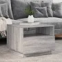LED-Couchtisch in Sonoma-Grau mit den Maßen 50x49x40 cm. von vidaXL, Couchtisch - Ref: Foro24-839831, Preis: 68,18 €, Rabatt: %