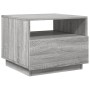 Mesa de centro con luces LED gris Sonoma 50x49x40 cm de vidaXL, Mesas de centro - Ref: Foro24-839831, Precio: 55,42 €, Descue...