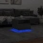 LED-Couchtisch in Sonoma-Grau mit den Maßen 50x49x40 cm. von vidaXL, Couchtisch - Ref: Foro24-839831, Preis: 68,18 €, Rabatt: %