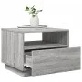 LED-Couchtisch in Sonoma-Grau mit den Maßen 50x49x40 cm. von vidaXL, Couchtisch - Ref: Foro24-839831, Preis: 68,18 €, Rabatt: %