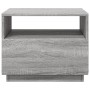 Mesa de centro con luces LED gris Sonoma 50x49x40 cm de vidaXL, Mesas de centro - Ref: Foro24-839831, Precio: 55,42 €, Descue...