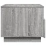 LED-Couchtisch in Sonoma-Grau mit den Maßen 50x49x40 cm. von vidaXL, Couchtisch - Ref: Foro24-839831, Preis: 68,18 €, Rabatt: %