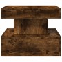 LED-beleuchteter Couchtisch aus geräucherter Eiche, 50x50x40 cm. von vidaXL, Couchtisch - Ref: Foro24-839844, Preis: 51,55 €,...