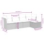 Juego de sofás jardín con cojines 5 pzas ratán sintético gris by vidaXL, Garden sets - Ref: Foro24-3263136, Price: 280,21 €, ...