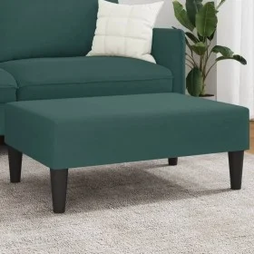 Samt-Dunkelgrün Fußstütze 77x55x31 cm von vidaXL, Osmanen - Ref: Foro24-379559, Preis: 69,03 €, Rabatt: %