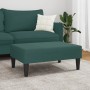 Reposapiés de terciopelo verde oscuro 77x55x31 cm by vidaXL, Ottomans - Ref: Foro24-379559, Price: 70,01 €, Discount: %