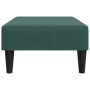 Reposapiés de terciopelo verde oscuro 77x55x31 cm by vidaXL, Ottomans - Ref: Foro24-379559, Price: 70,01 €, Discount: %