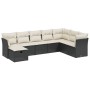 Set de sofás de jardín 8 piezas y cojines ratán sintético negro by vidaXL, Garden sets - Ref: Foro24-3263272, Price: 434,62 €...
