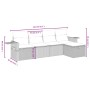 Juego de sofás jardín con cojines beige mezcla 5 pzas ratán PE by vidaXL, Garden sets - Ref: Foro24-3263775, Price: 314,78 €,...