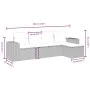 Set de muebles de jardín 5 pzas y cojines ratán sintético negro by vidaXL, Garden sets - Ref: Foro24-3264392, Price: 312,20 €...