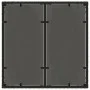 Mesa de jardín superficie de vidrio ratán PE negro 90x90x75 cm de vidaXL, Mesas de jardín - Ref: Foro24-365525, Precio: 117,5...