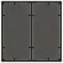 Mesa de jardín superficie de vidrio ratán PE negro 90x90x75 cm by vidaXL, Garden tables - Ref: Foro24-365525, Price: 103,93 €...