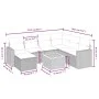 Set de sofás de jardín 8 piezas y cojines ratán sintético negro by vidaXL, Garden sets - Ref: Foro24-3264849, Price: 496,43 €...