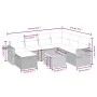 Set de sofás de jardín 8 pzas y cojines ratán sintético gris by vidaXL, Garden sets - Ref: Foro24-3264966, Price: 462,58 €, D...