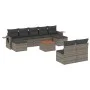 Set de sofás de jardín 10 pzas con cojines ratán sintético gris by vidaXL, Modular outdoor sofas - Ref: Foro24-3224765, Price...