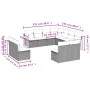 Set de sofás de jardín 11pzas con cojines ratán sintético beige by vidaXL, Garden sets - Ref: Foro24-3227766, Price: 722,87 €...
