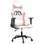 Silla gaming de masaje cuero sintético blanco y rosa by vidaXL, Gaming chairs - Ref: Foro24-345408, Price: 113,52 €, Discount: %