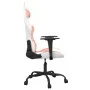 Silla gaming de masaje cuero sintético blanco y rosa by vidaXL, Gaming chairs - Ref: Foro24-345408, Price: 113,52 €, Discount: %