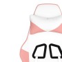 Gaming-Massagestuhl aus weißem und rosa Kunstleder von vidaXL, Gaming-Stühle - Ref: Foro24-345408, Preis: 114,43 €, Rabatt: %