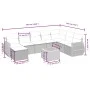 Gartenmöbel-Set 9-teilig mit grauen Polstern aus synthetischem Rattan von vidaXL, Gartensets - Ref: Foro24-3265099, Preis: 54...