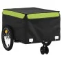 Remolque para bicicleta hierro negro y verde 45 kg by vidaXL, Bicycle trailers - Ref: Foro24-94109, Price: 96,96 €, Discount: %