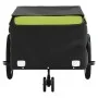 Remolque para bicicleta hierro negro y verde 45 kg by vidaXL, Bicycle trailers - Ref: Foro24-94109, Price: 96,96 €, Discount: %