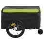 Remolque para bicicleta hierro negro y verde 45 kg by vidaXL, Bicycle trailers - Ref: Foro24-94109, Price: 96,96 €, Discount: %