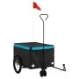 Fahrradanhänger aus schwarzem und blauem Eisen, 30 kg. von vidaXL, Fahrradanhänger - Ref: Foro24-94100, Preis: 96,85 €, Rabat...
