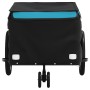 Remolque para bicicleta hierro negro y azul 30 kg