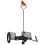 Fahrradanhänger aus Eisen und grauem Oxford-Stoff von vidaXL, Fahrradanhänger - Ref: Foro24-94189, Preis: 84,29 €, Rabatt: %